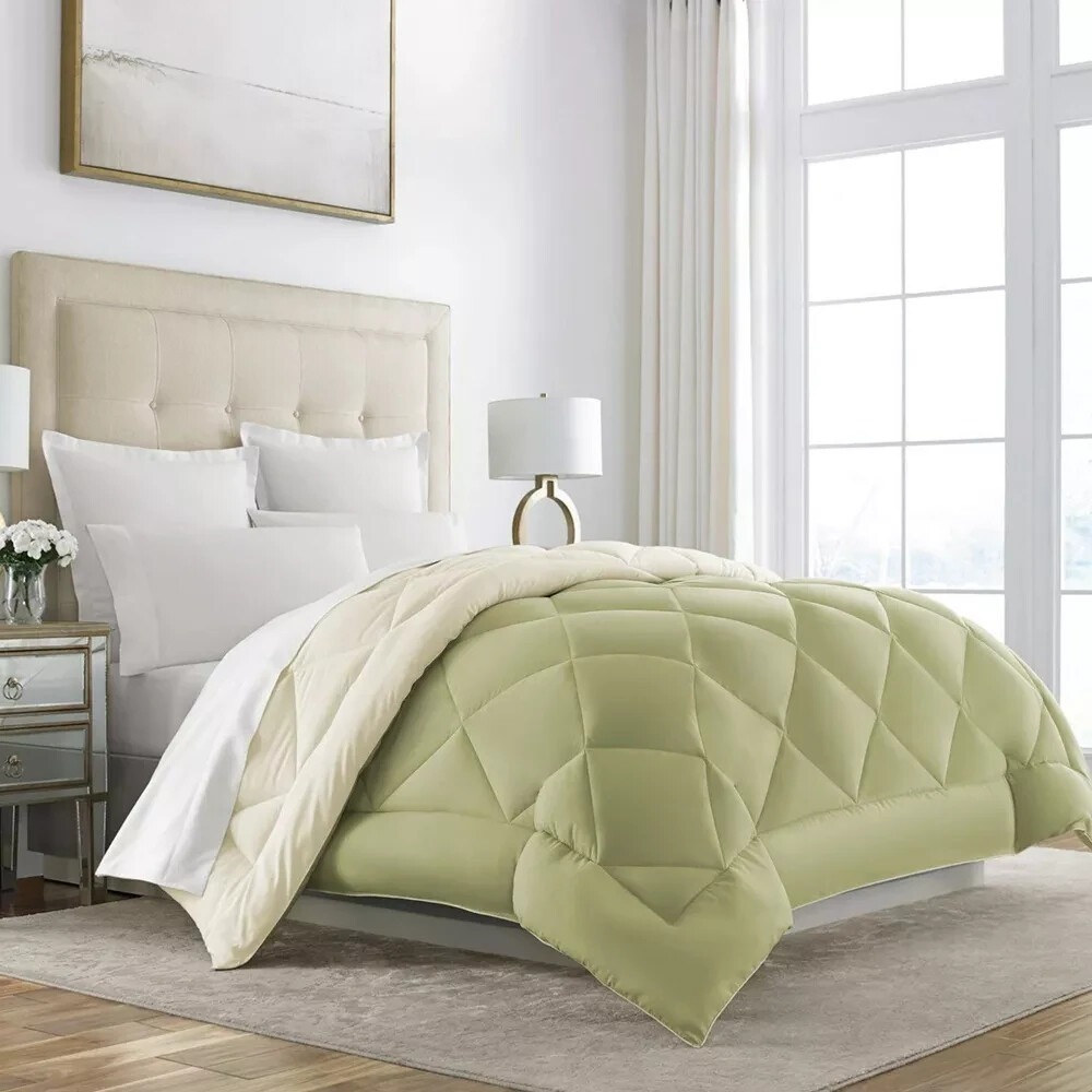 Sleep Restoration King Cal King Comforter - Reversible Bed Duvet Insert